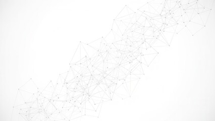 Modern network connections and data exchange concept