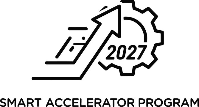 Smart accelerator program 2027 logo design