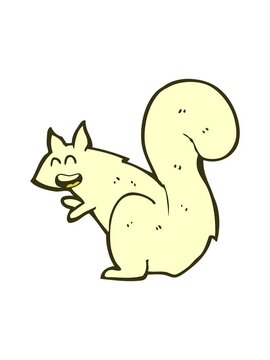 changing color animation of squirrel cartoon