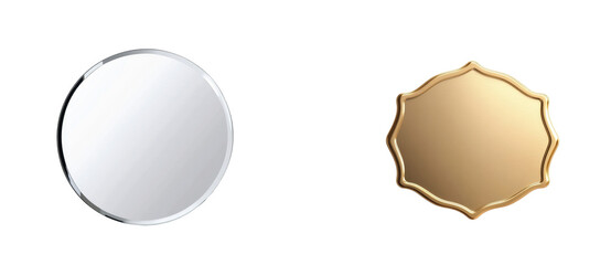 Elegant decorative mirrors in various shapes