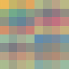 A set of 4 seamless retro style checkered pattern for backgrounds, fabric, textile, surface pattern design