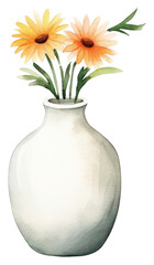 PNG Vase flower plant inflorescence.