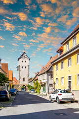 Obraz premium Altstadt, Mainbernheim, Bayern, Deutschland 