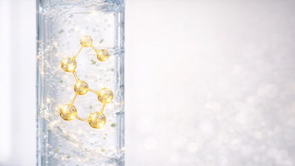 Hydrating bakuchiol serum application spa environment skincare routine moisturizing benefits close-up concept