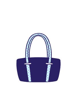 bobbing motion animation of hand drawn cartoon doodle of a red big bag