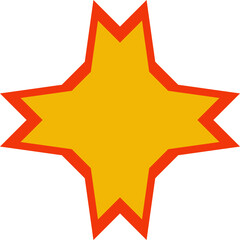 Explosion Starburst Graphic