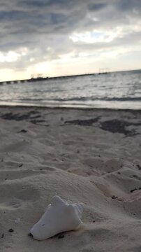 Dominican Republic beaches, including Bahia de las Aguilas, with stormy weather