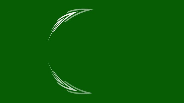 Speed Lines in Circle Form beautiful abstract background. Circular laurel foliate, Laurel wreath black symbol.