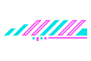 technology slant ornament