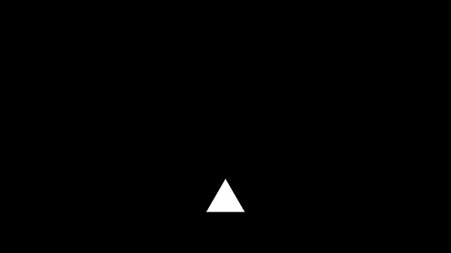 Animation of looping rewind button concept. Rewind graphic icon background, play button icon animated for media navigation and 4K video interface concept