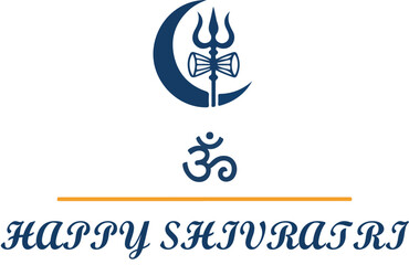 Mahashivratri Vector on Transparent Background with Hindu and Religious Festival Concept