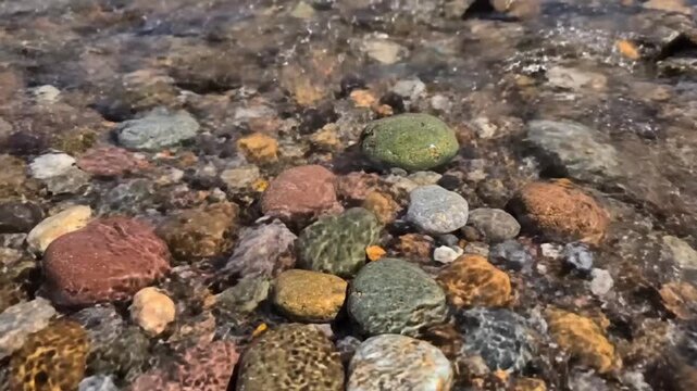 Colorful Rocks and Pebbles.