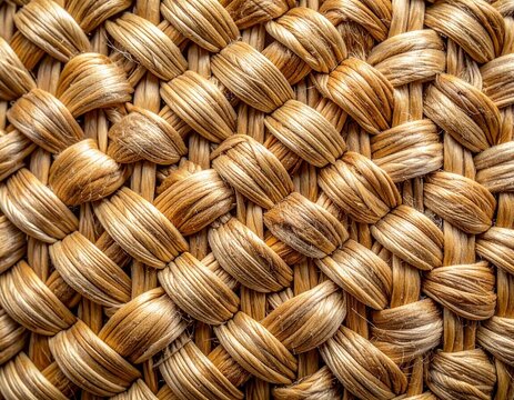 Organic Abaca Textile Fabric Detail