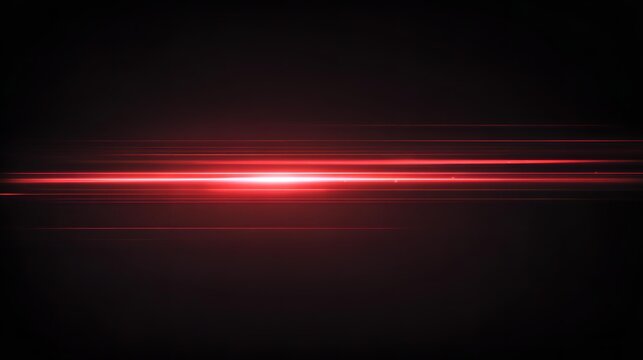 A long red streak of light is shown in the dark . it shows motion and fast speed