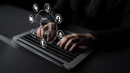 Cyber security protection and cyber security strategies against cyber threats, system hacks, digital breaches, network attacks, and safeguarding data with strong cyber security infrastructure. Entice