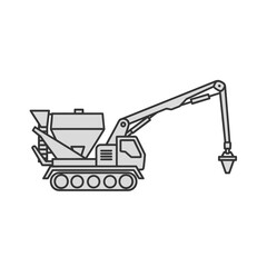 Heavy Duty Tracked Concrete Pump Outline Essential For Modern Building Sites And Infrastructure