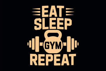 Fitness Motivation Gym Workout Quote Graphic