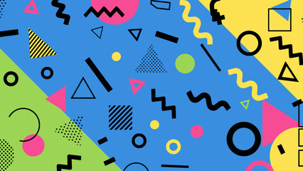 Obraz premium Seamless abstract music notes background pattern vector illustration