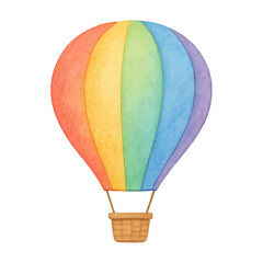 Obraz premium PNG Colorful whimsical hot air balloon