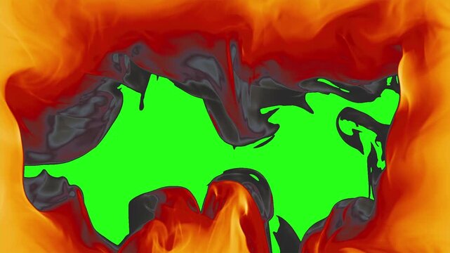 green scren fire