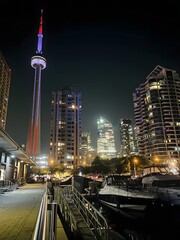 Obraz premium city at night