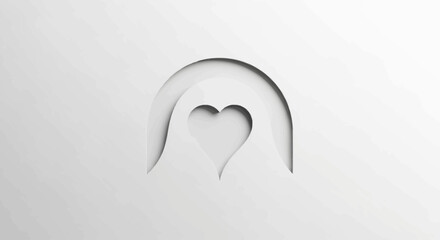 Heart Shape Formed by Hand Gesture.