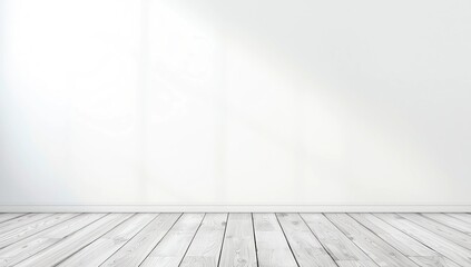 White wooden table background