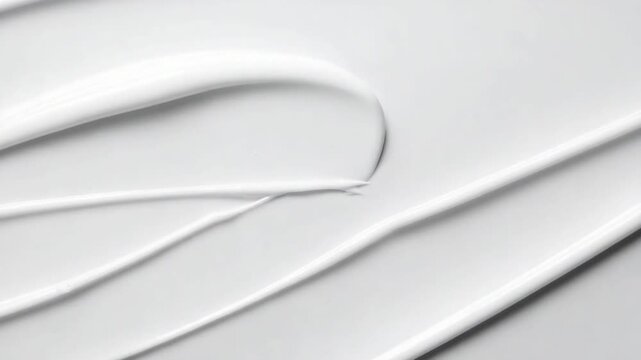 Smooth white cosmetic cream texture abstract background beauty product