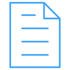 Fototapeta premium Flat Colored File Icon for Document Management System