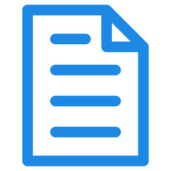 Obraz premium Flat Colored File Icon for Document Management System