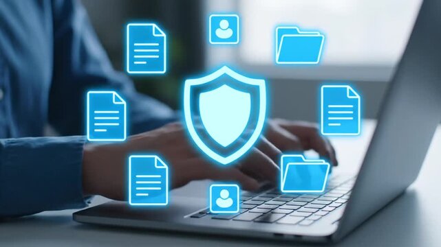 Digital Data Security Shield.