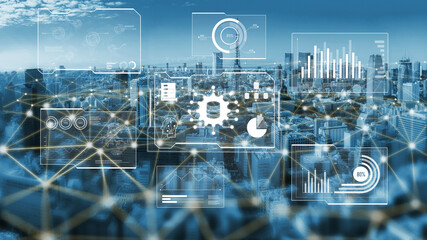 Big data visualization dashboard showing analytics, insights, and performance. Data supports decisions, data reveals trends, data powers analytics, and transforms strategy. Vouch