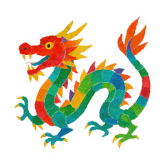 PNG Colorful dragon illustration fantasy