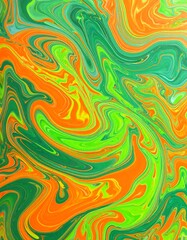 Vibrant swirling colors