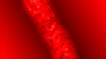 red and dark red gradient hexagon surface design. diagonal gradient background for business, etc....