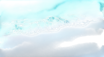 Soft blue and white abstract watercolor background texture