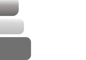 Minimalist Background with Three Rounded Rectangles in Gray Tones for Design and Presentations