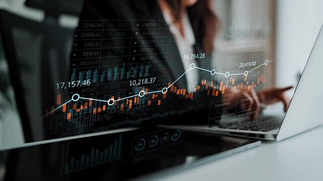 Data analytics dashboard with charts, indicators, and performance metrics, reveals trends, data analytics drives growth, supports insight, and data analytics improves decisions. Marrow