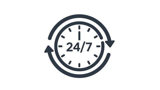 Service available 24 hours a day 7 days a week