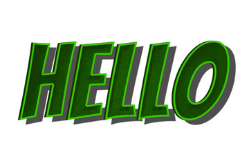 Hello greeting png retro font © Rawpixel.com