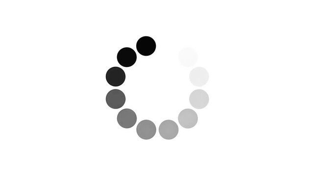 Loading Animation A Visual Representation of Data Processing.