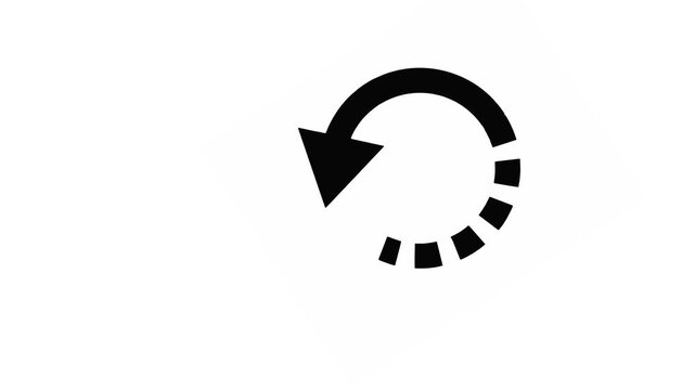 Simple Refresh Icon Animation for Website or App Interface.