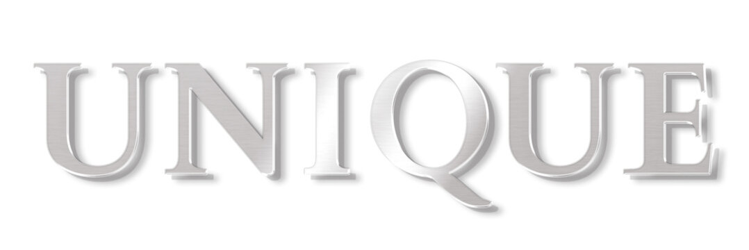 Unique png sticker text in metallic silver font