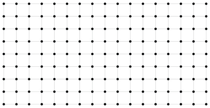 Structured 16x8 Line and Dot Grid for Complex Design Layouts