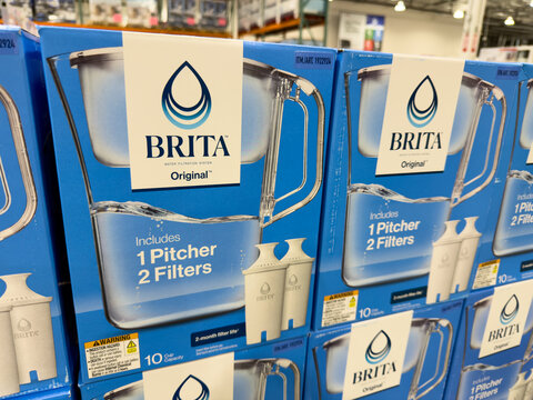 Brita Original Water Filter Pitcher Box Display At Costco