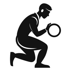 Valentine Romantic Proposal Kneel Silhouette