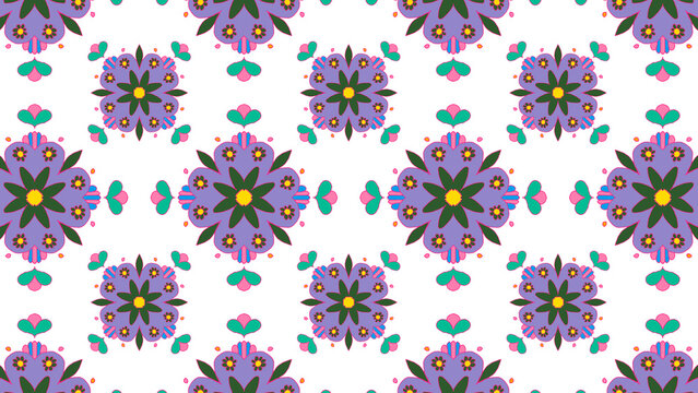 Png Indian mandala flower pattern transparent banner
