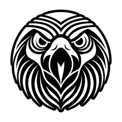 Fototapeta premium Glyph Style Macaw Bird Icon