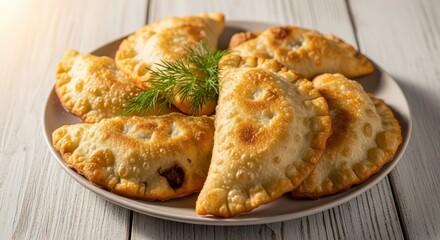 Delicious Empanadas on a Plate - A Culinary Delight.