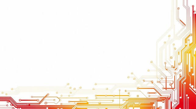 Abstract technology circuit bottom right background
